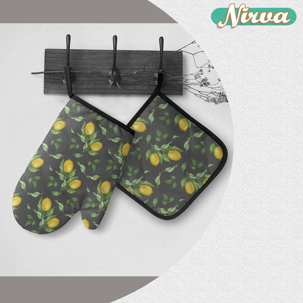 Nirva Vim Oven Mitts And Pot Holders Sets Of 2 Wayfair